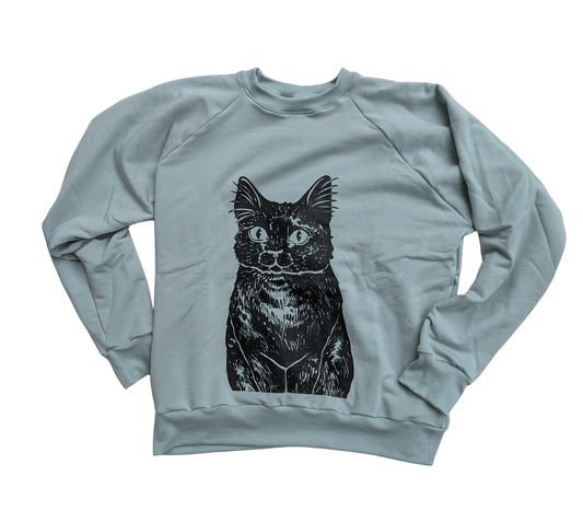 Cat | Everyday Sweatshirt | Mist Blue