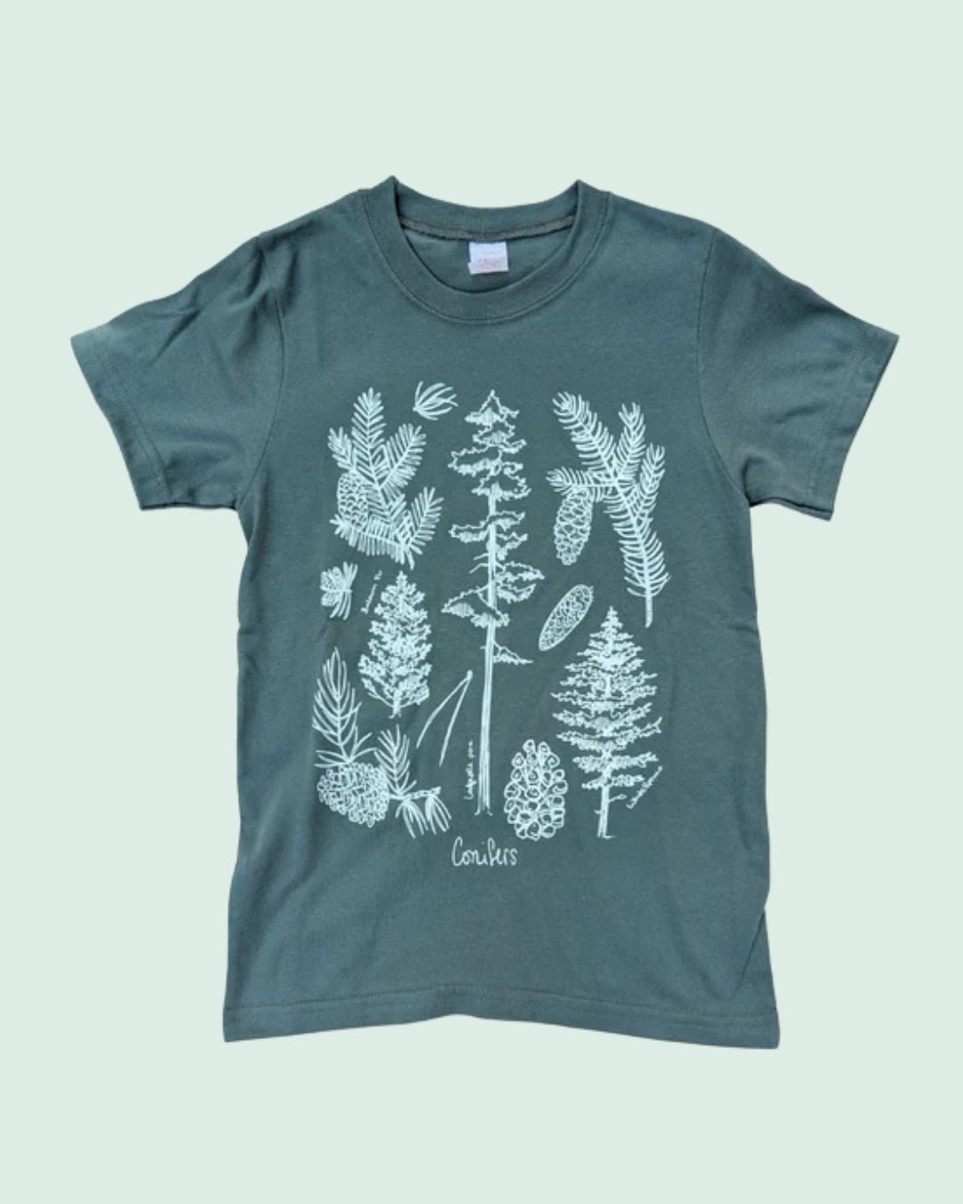 This print is inspired by Alberta's many coniferous trees.