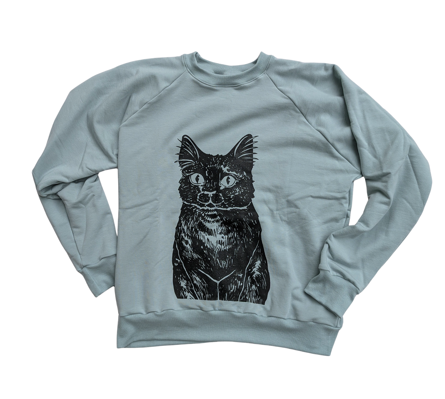Cat | Everyday Sweatshirt | Mist Blue