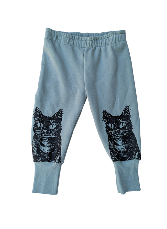 Kids | Cat Joggers | Mist Blue