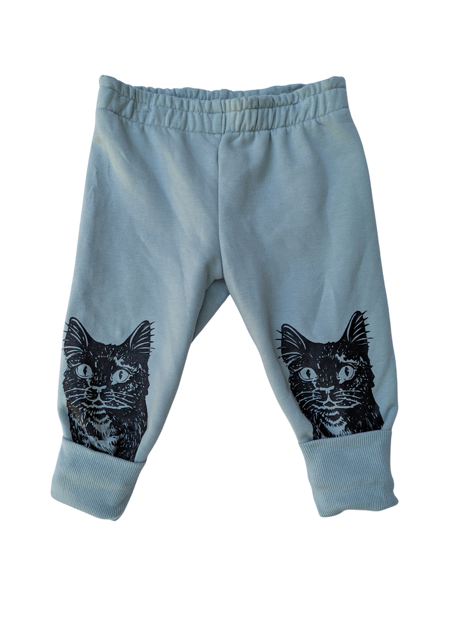 Kids | Cat Joggers | Mist Blue
