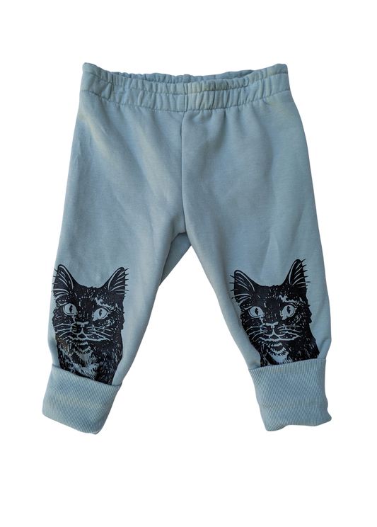 Kids | Cat Joggers | Mist Blue